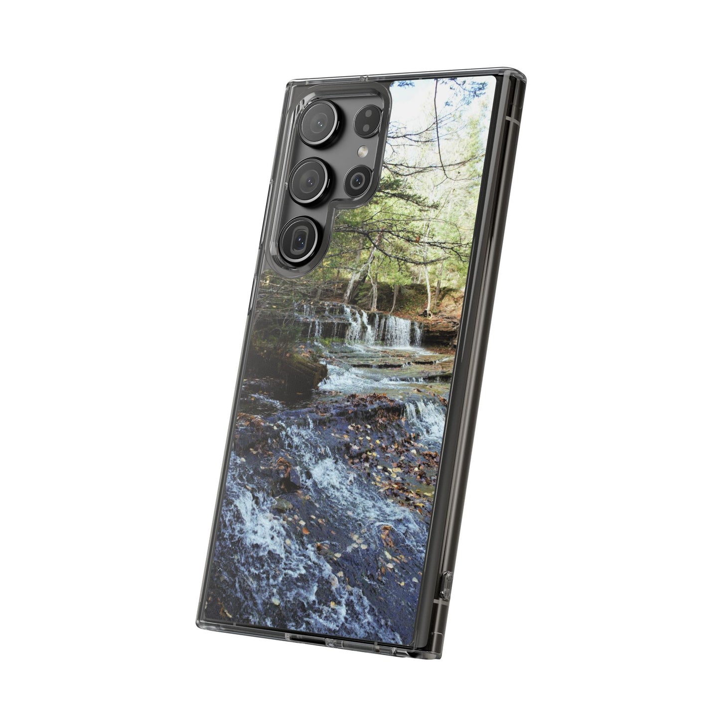 Clear Cases - Samsung Galaxy Series, Plus and Untra, S24, S23, S22, S21 - Waterfall