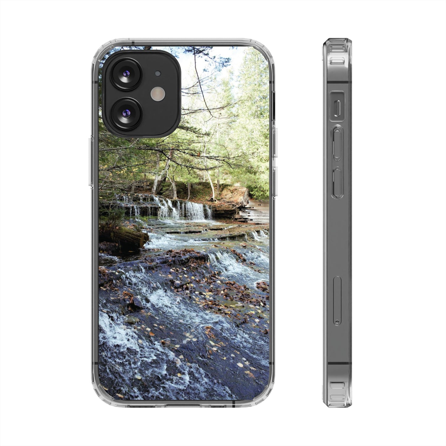 Clear Cases - Waterfall - iPhone 16 series, iPhone 15 series, iPhone 14 series, iPhone 13 series, IPhone 12 series