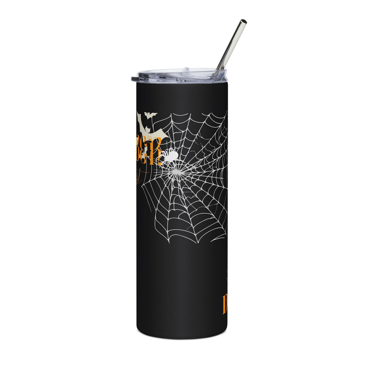 Stainless Steel 20 oz tumbler - October 31st Spiders and Shadows Tumber
