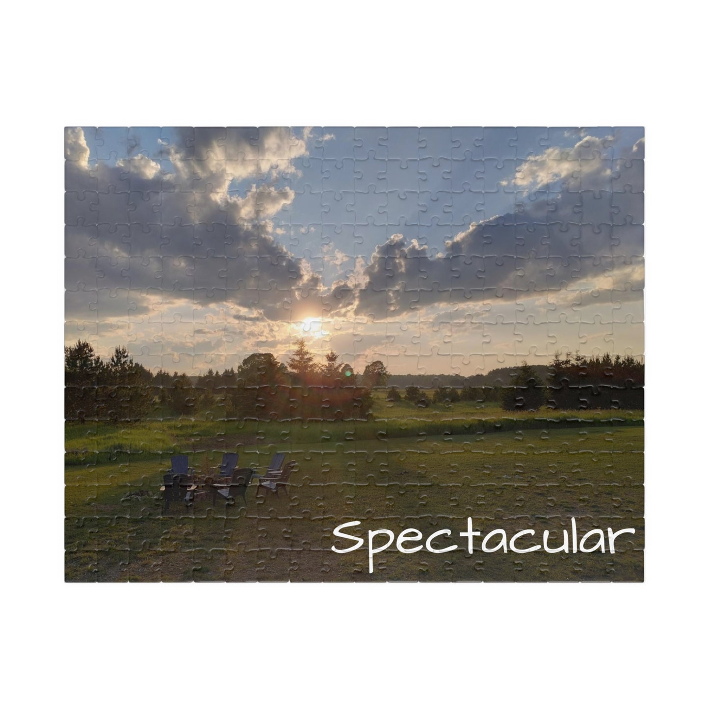 Puzzle (110, 252, 500, 1014-piece) Spectacular Sun Set