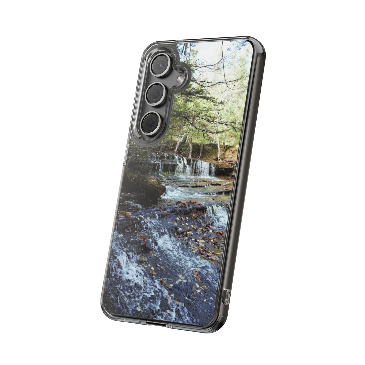 Clear Cases - Samsung Galaxy Series, Plus and Untra, S24, S23, S22, S21 - Waterfall