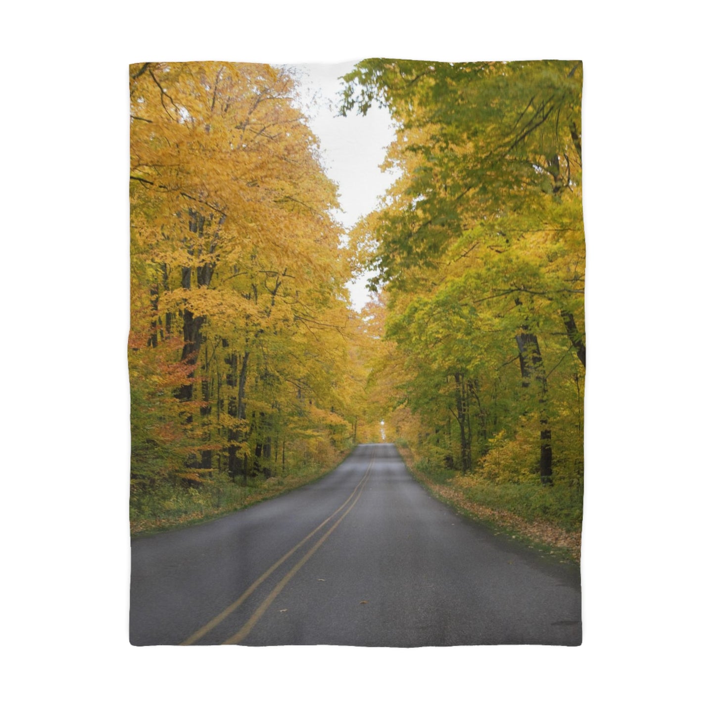 Microfiber Duvet Cover - Fall Road