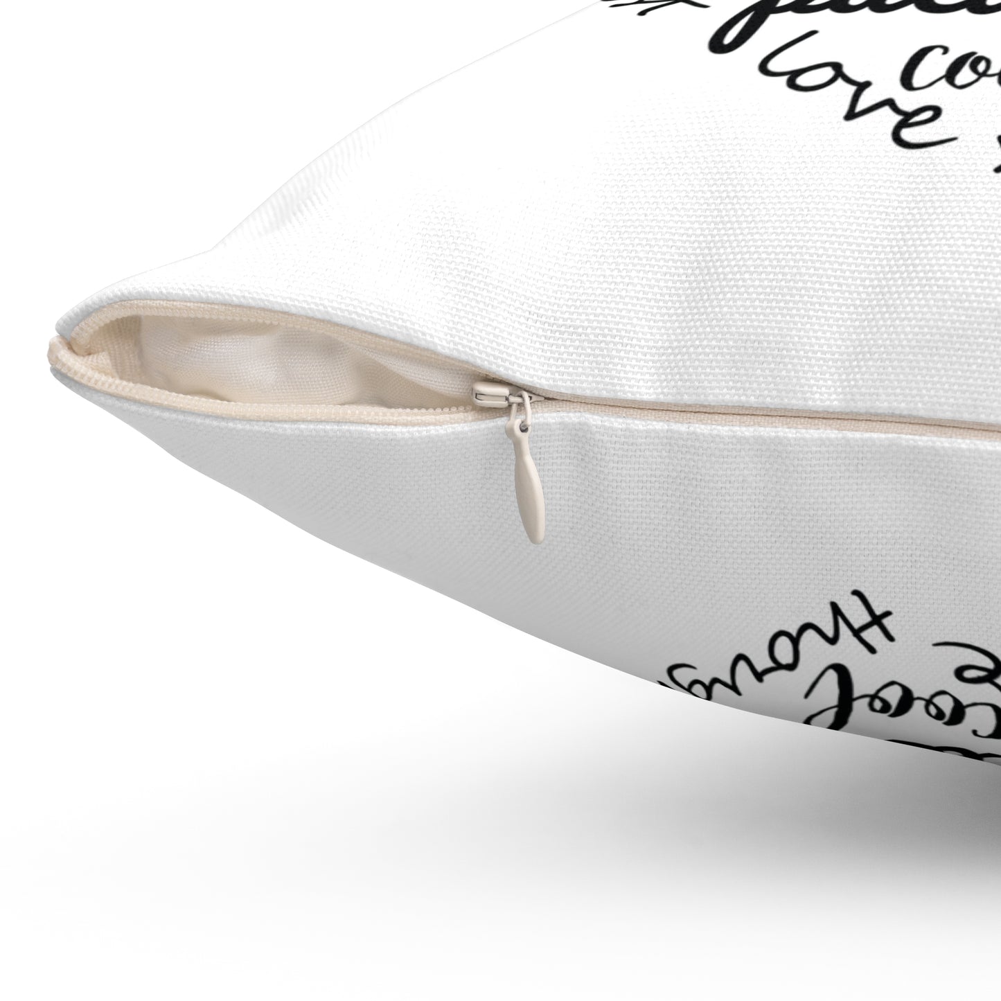 Spun Polyester Square Pillow - MOM and Sandle