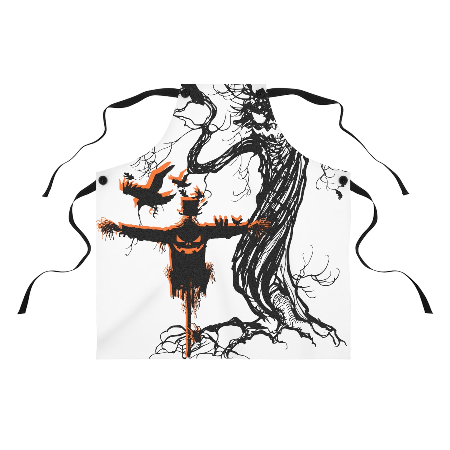 Poly Twill Apron – Stylish, Durable & Made for Mess-Free Creating - Scary Halloween