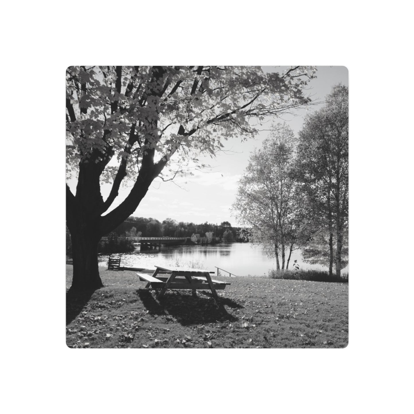 Metal Art Sign - 8" x 8" (Square),11" x 11" (Square),12″ x 12″ (Square),16″ x 16″ (Square) Picnic anyone