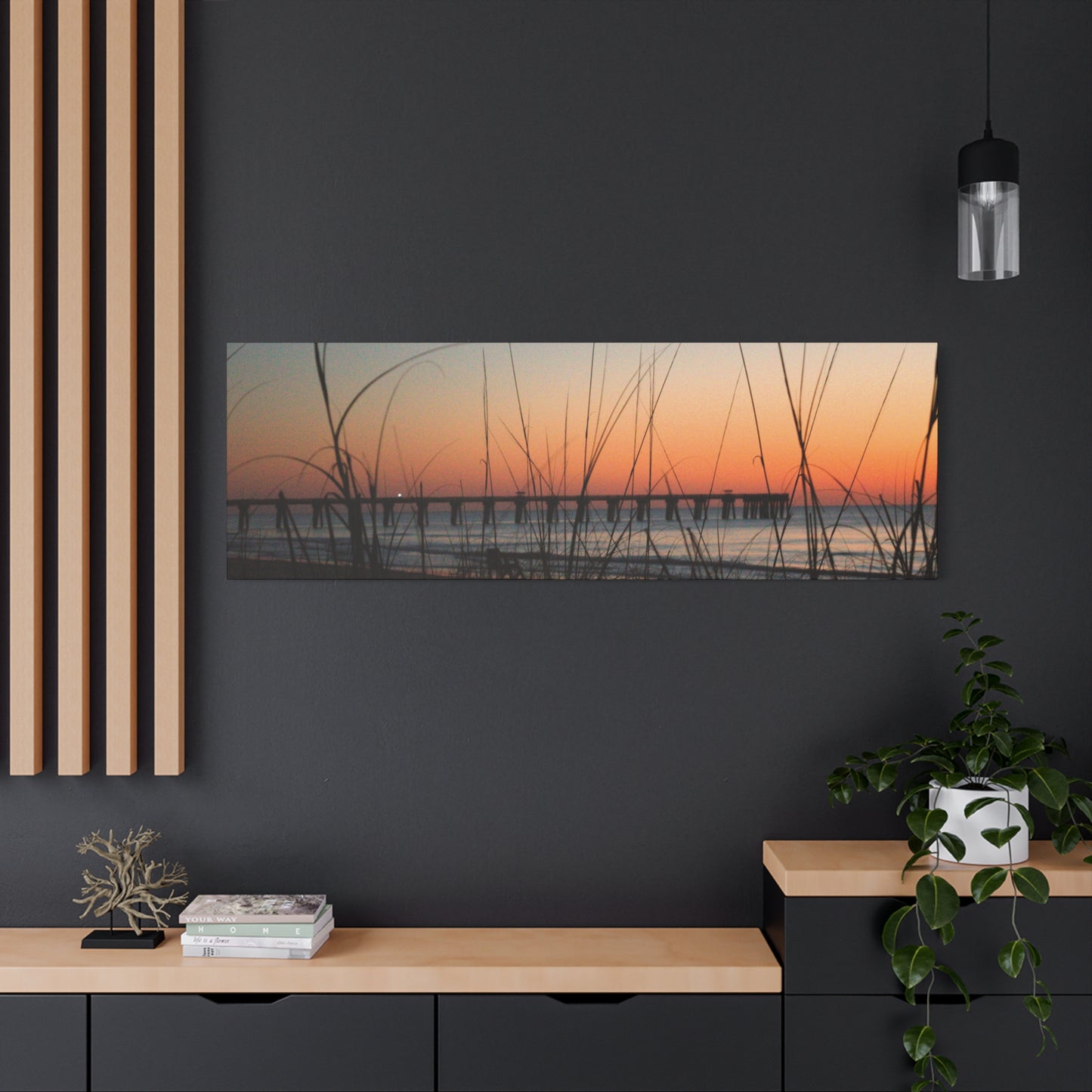 Morning Restart 60" X 20" Matte Canvas, Stretched, 1.25"