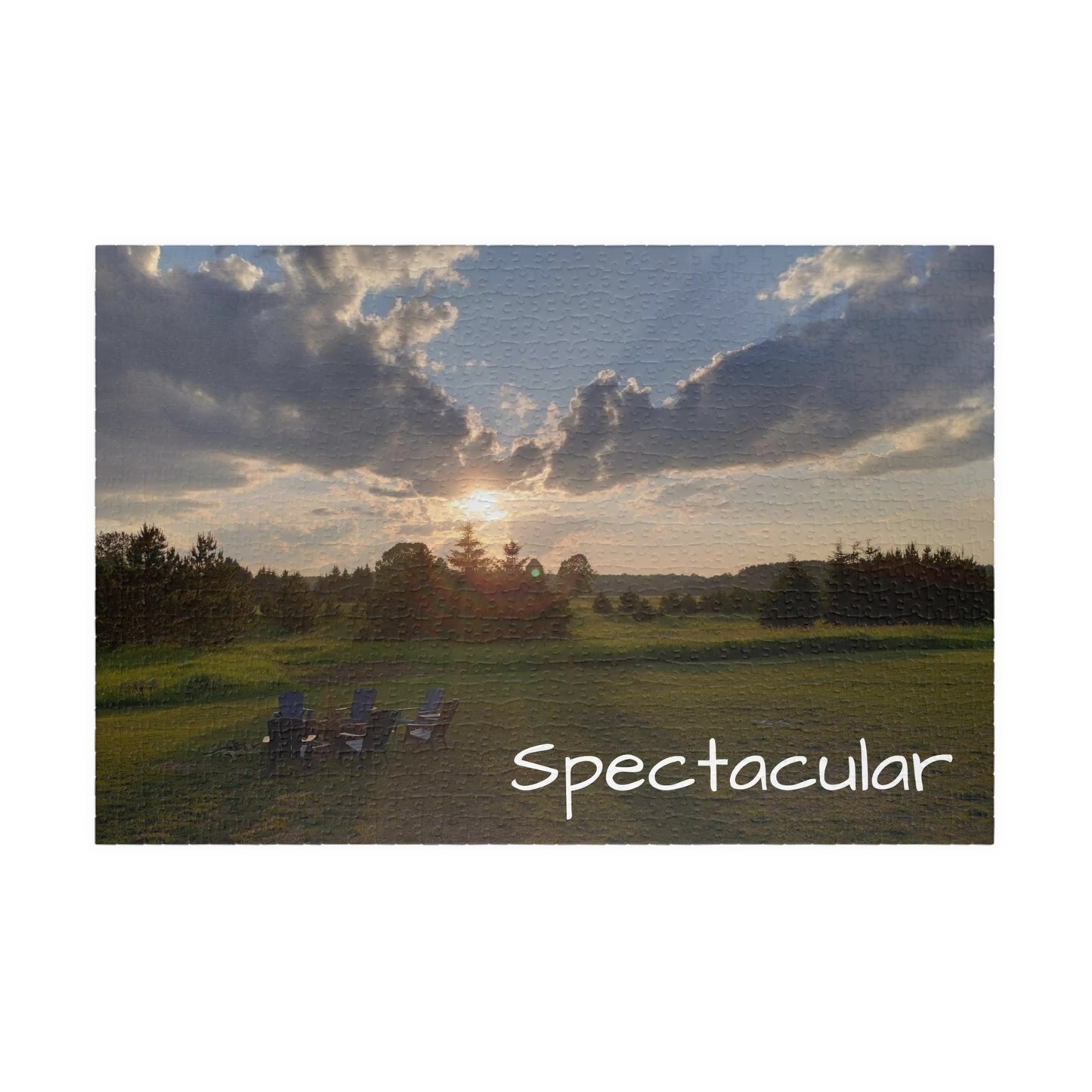 Puzzle (110, 252, 500, 1014-piece) Spectacular Sun Set