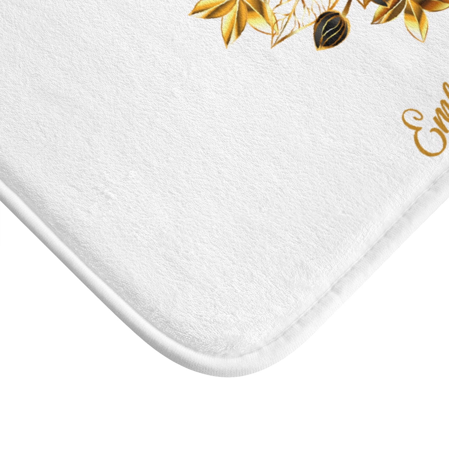 Bath Mat Millennial - Embrace the change Golden Butterfly