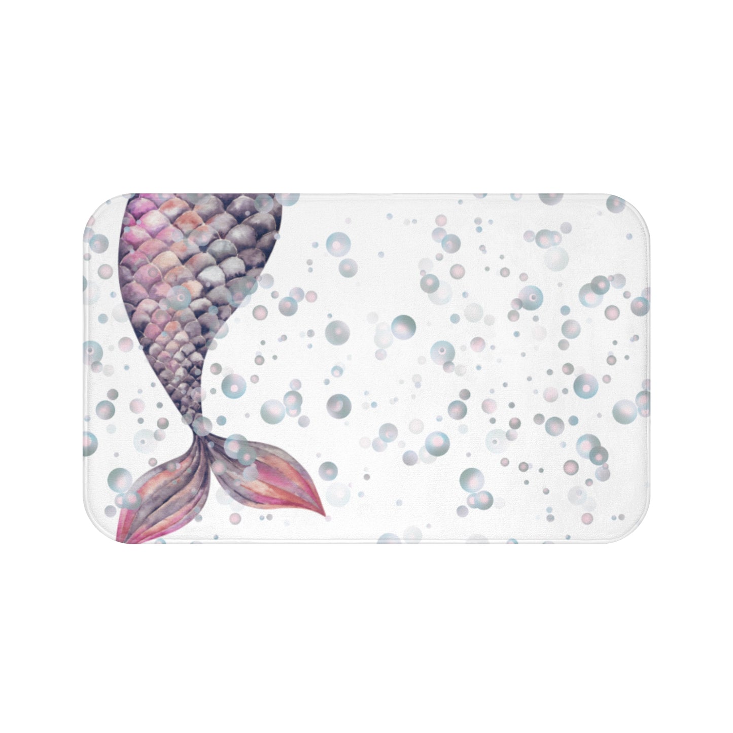 Bath mat - Nordic Mermaid Tale and Bubbles