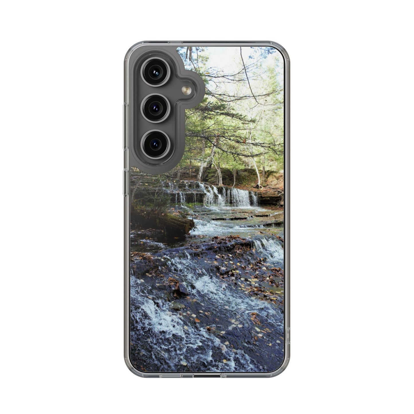Clear Cases - Samsung Galaxy Series, Plus and Untra, S24, S23, S22, S21 - Waterfall
