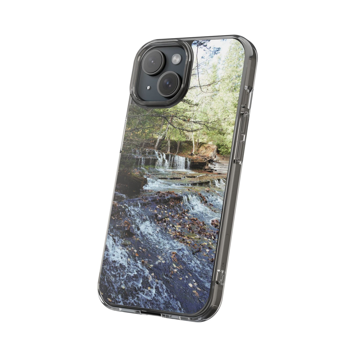 Clear Cases - Waterfall - iPhone 16 series, iPhone 15 series, iPhone 14 series, iPhone 13 series, IPhone 12 series