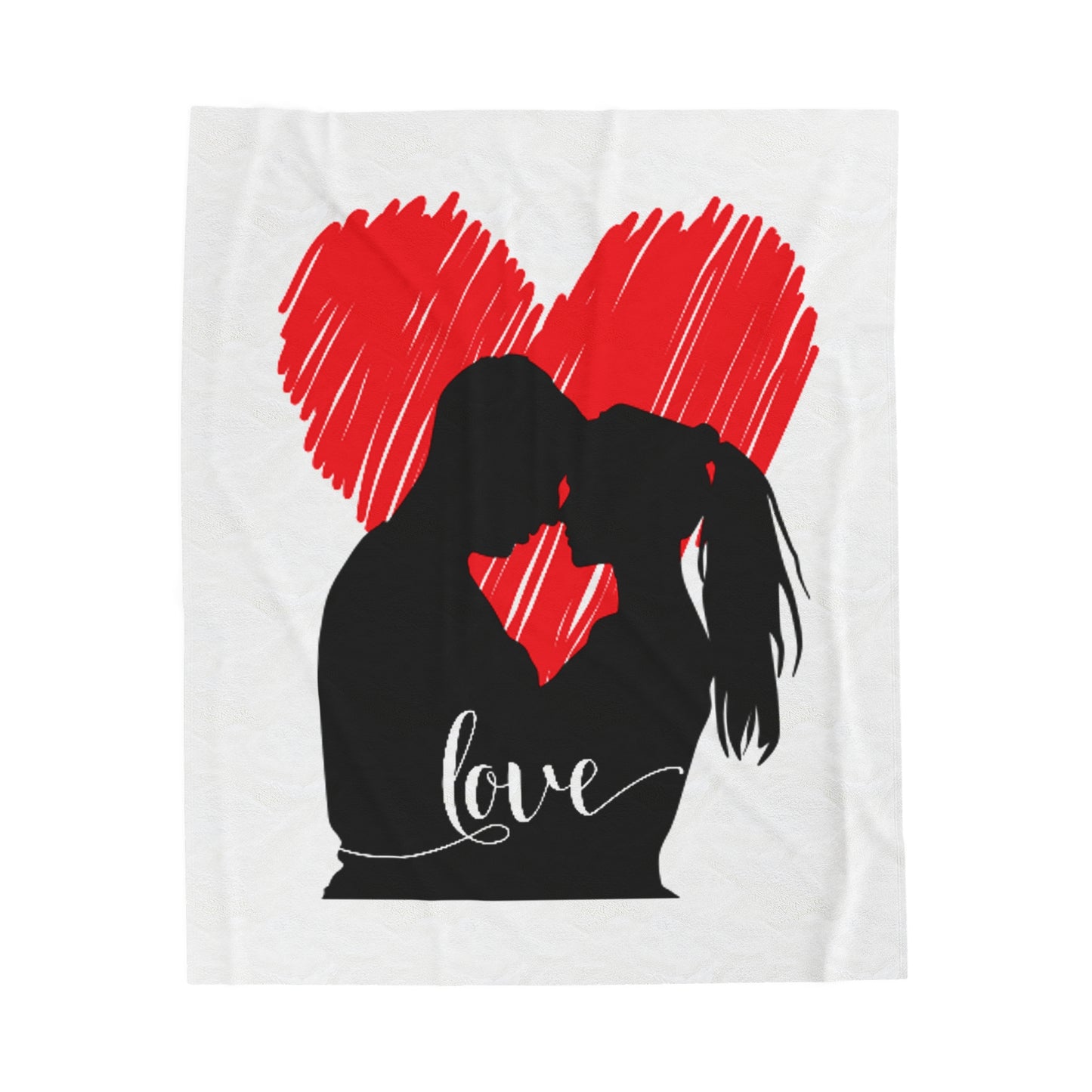 Velveteen Plush Blanket - Unconditional Love