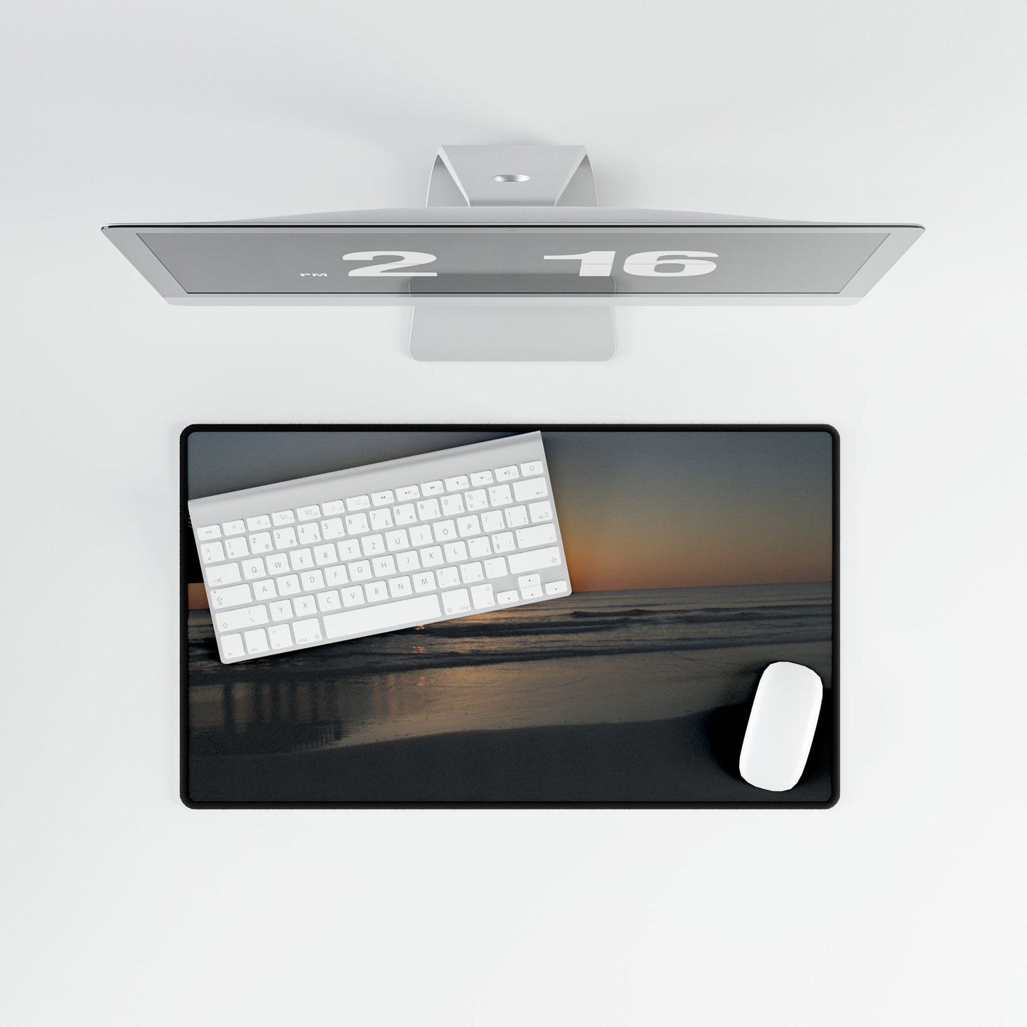 Desk Mat - Sunrise at the pier