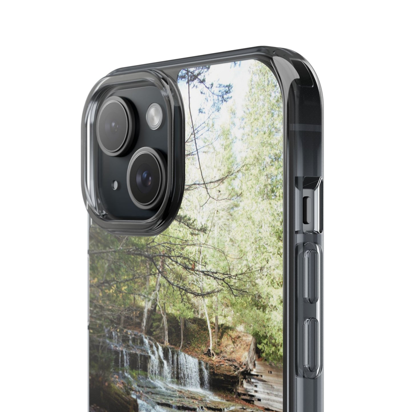 Clear Cases - Waterfall - iPhone 16 series, iPhone 15 series, iPhone 14 series, iPhone 13 series, IPhone 12 series
