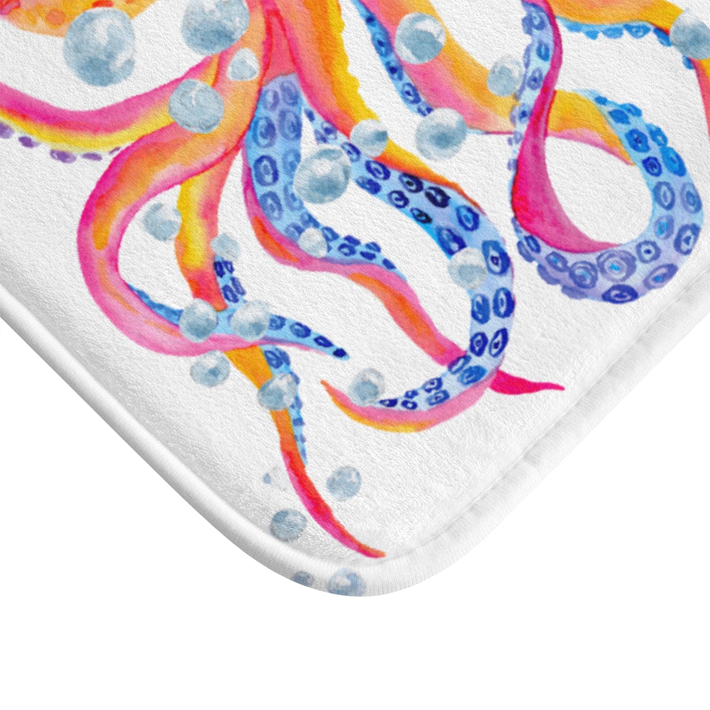 Bath Mat - Octopus and Bubbles