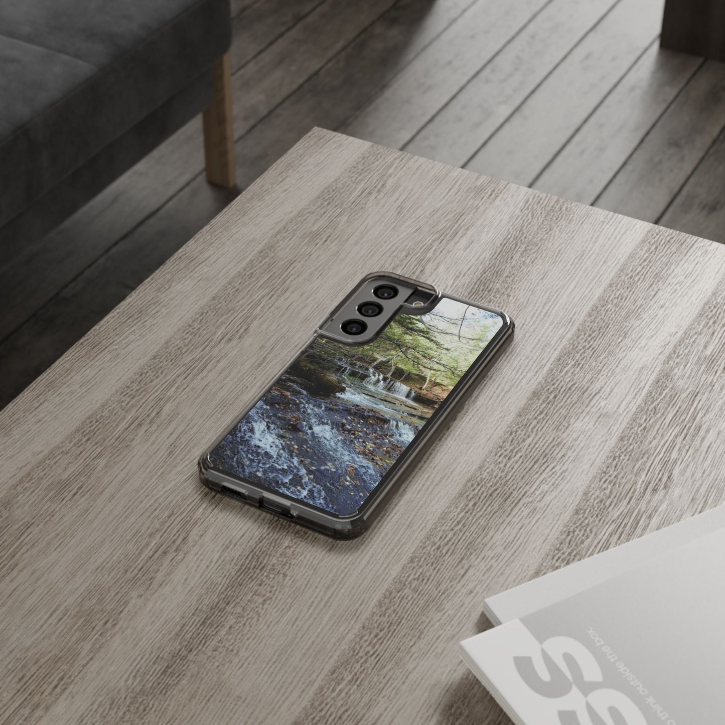 Clear Cases - Samsung Galaxy Series, Plus and Untra, S24, S23, S22, S21 - Waterfall