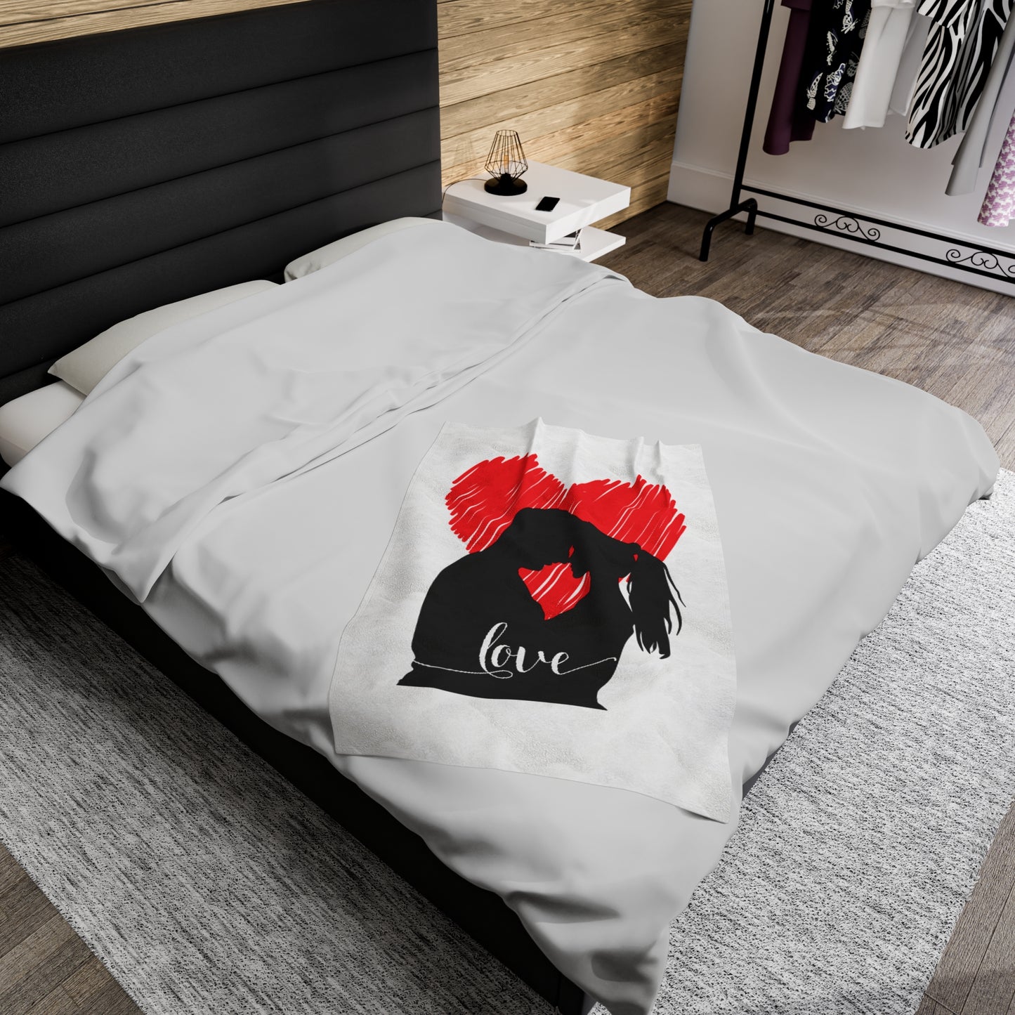 Velveteen Plush Blanket - Unconditional Love