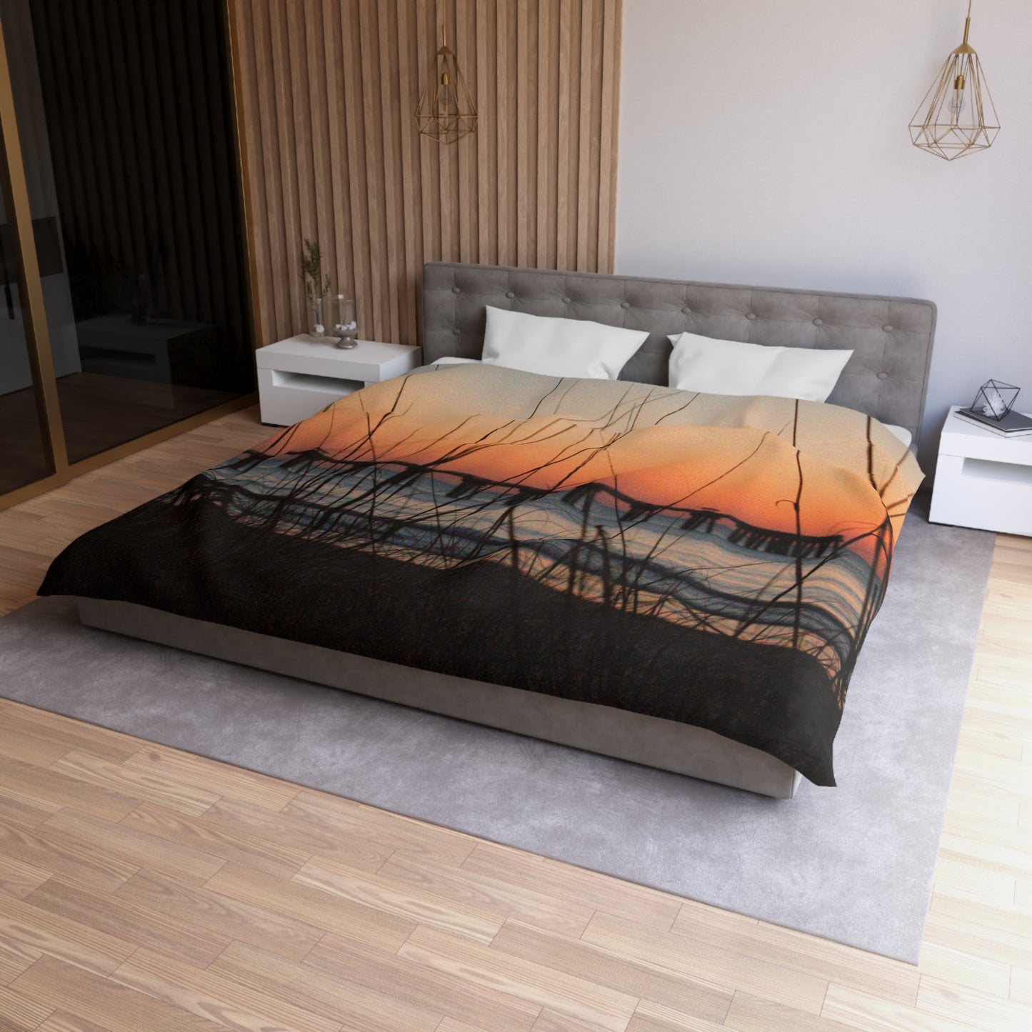 Microfiber Duvet Cover - Morning Restart