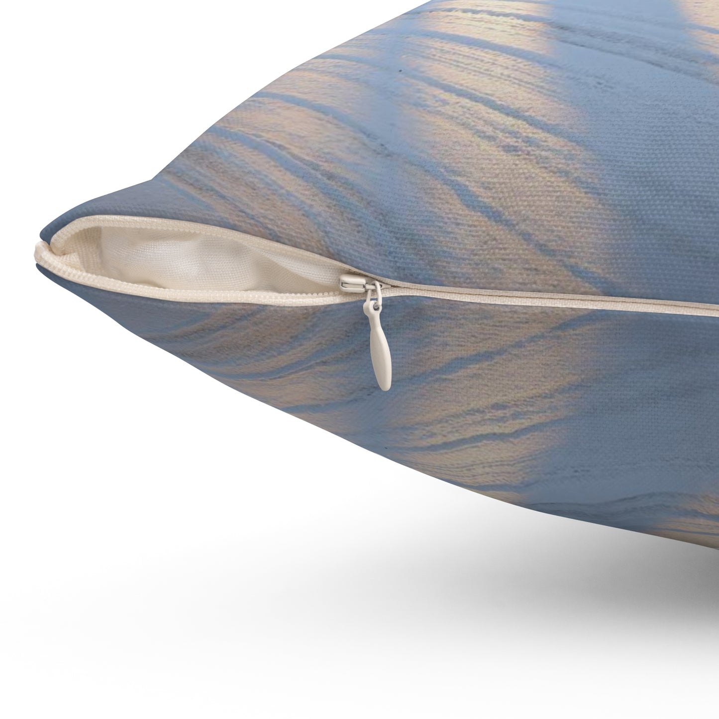 Spun Polyester Square Pillow Winter Sun Beams
