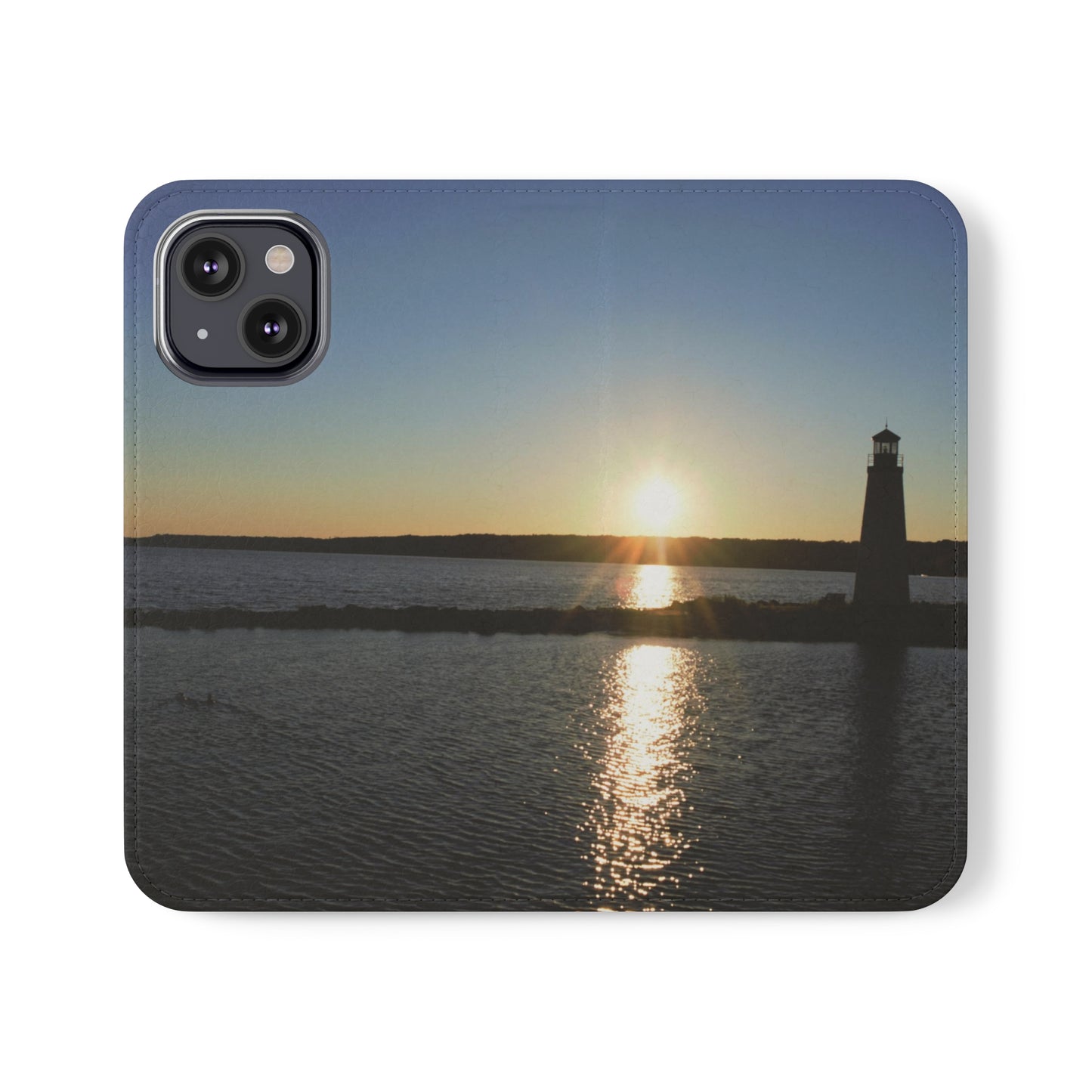Flip Cases - Sunset Happy Rock - iPhone 13, iPhone 13 Mini, iPhone 13 Pro Max, Samsung Galaxy S22