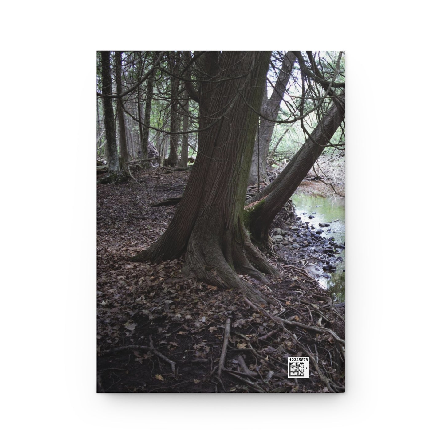 Hardcover Journal Matte - Back Yard Creek Titled Insprised by Natual Beauty