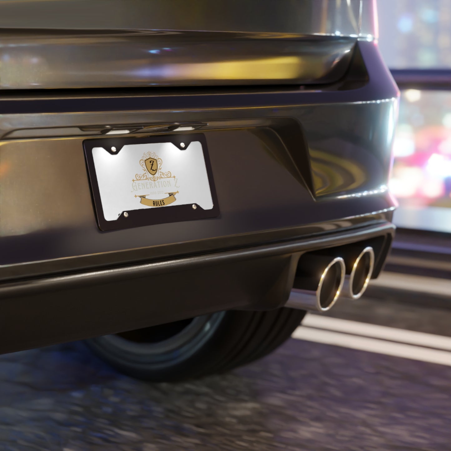 Vanity Plate Generations Z