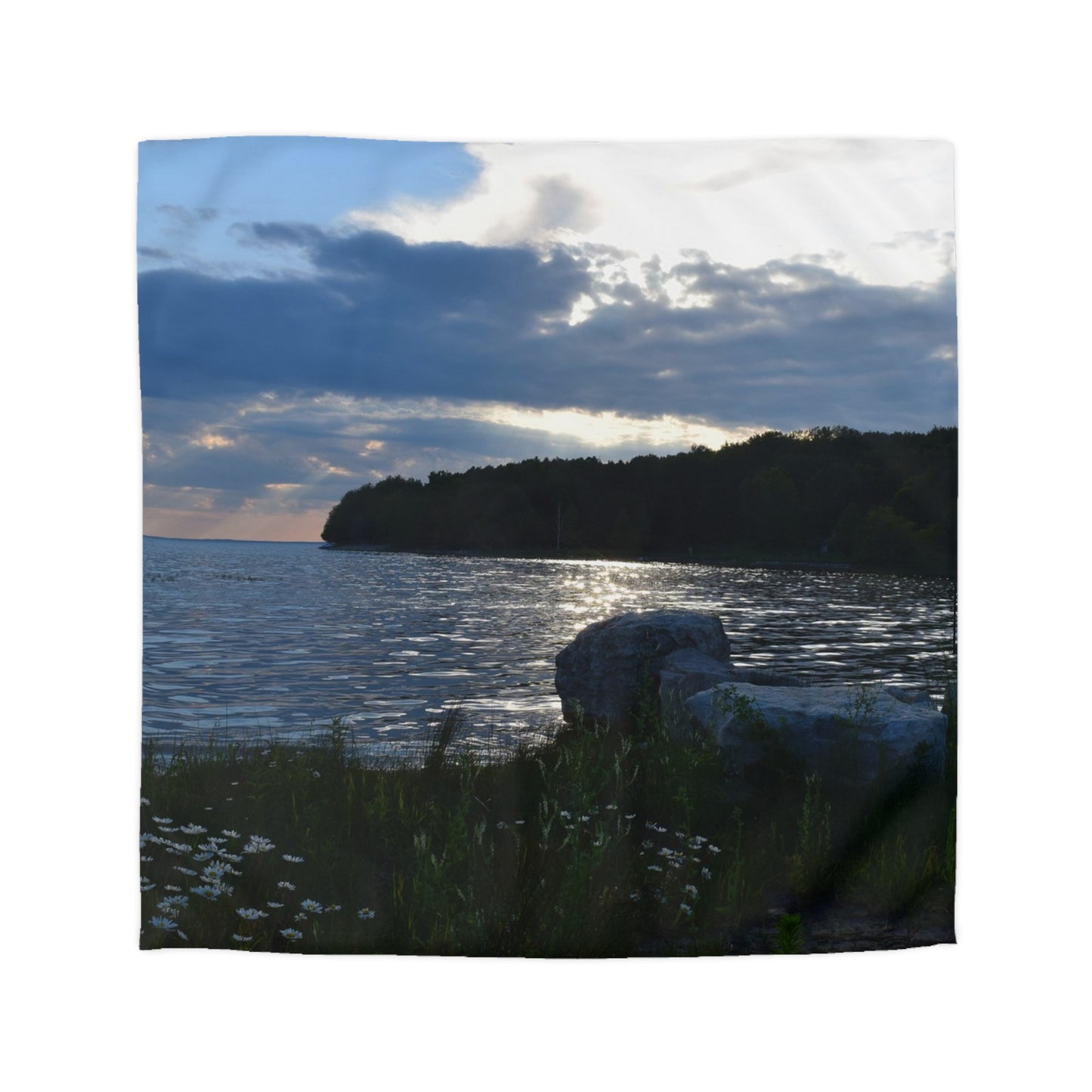 Microfiber Duvet Cover - Garden-dock-side