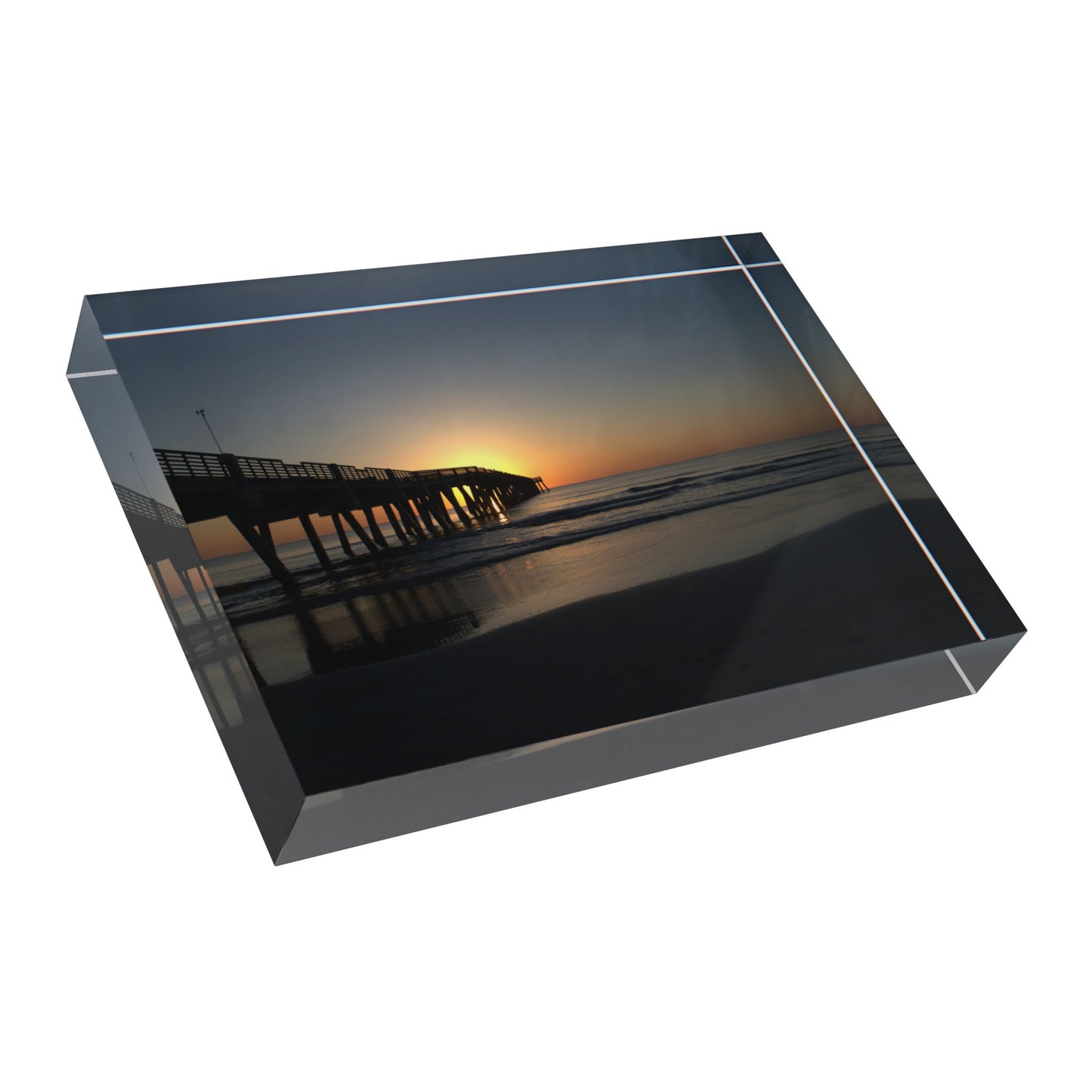 Photo Block - Sunrise at the pier