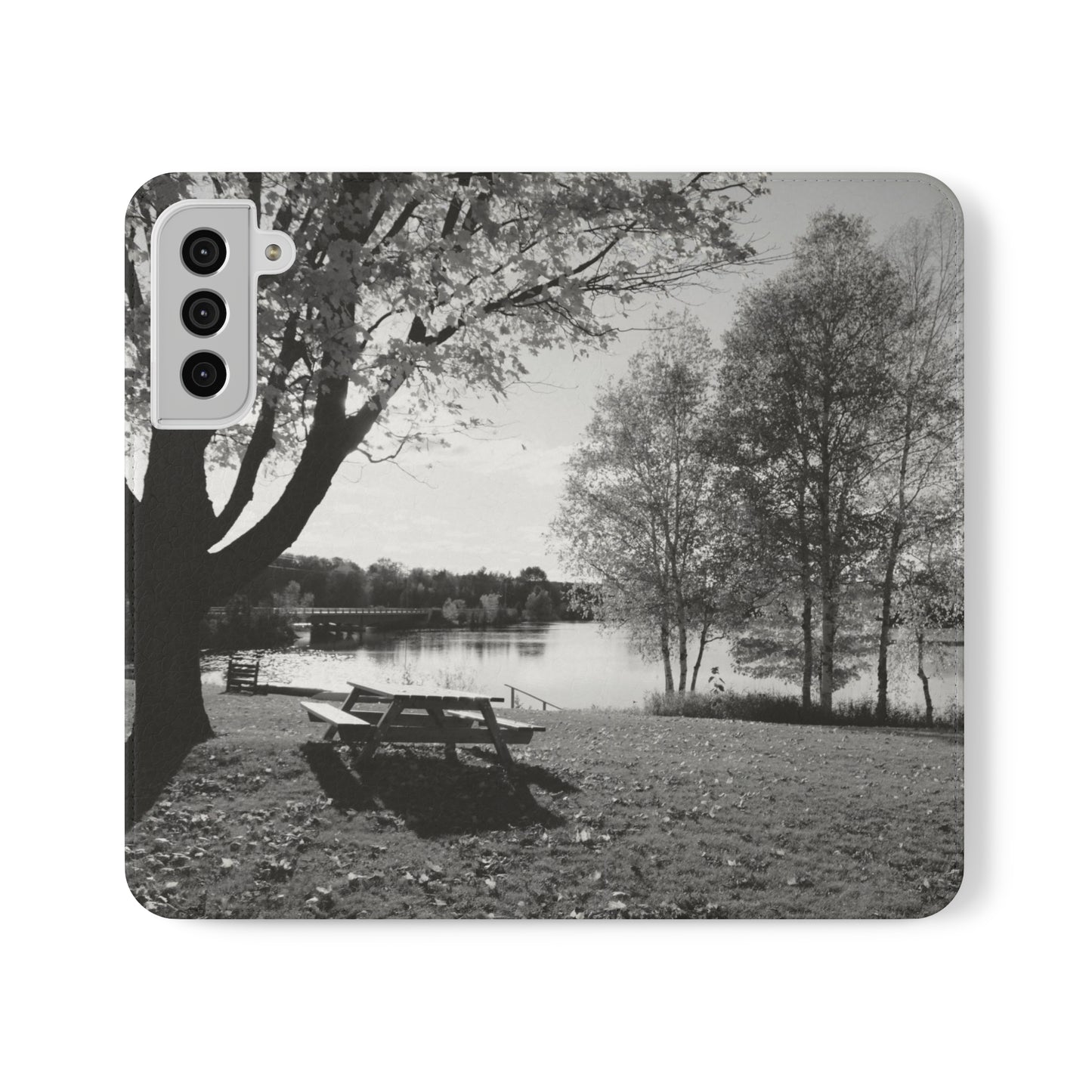Flip Cases - Picnic By The River - iPhone 13, iPhone 13 Mini, iPhone 13 Pro Max, Samsung Galaxy S22