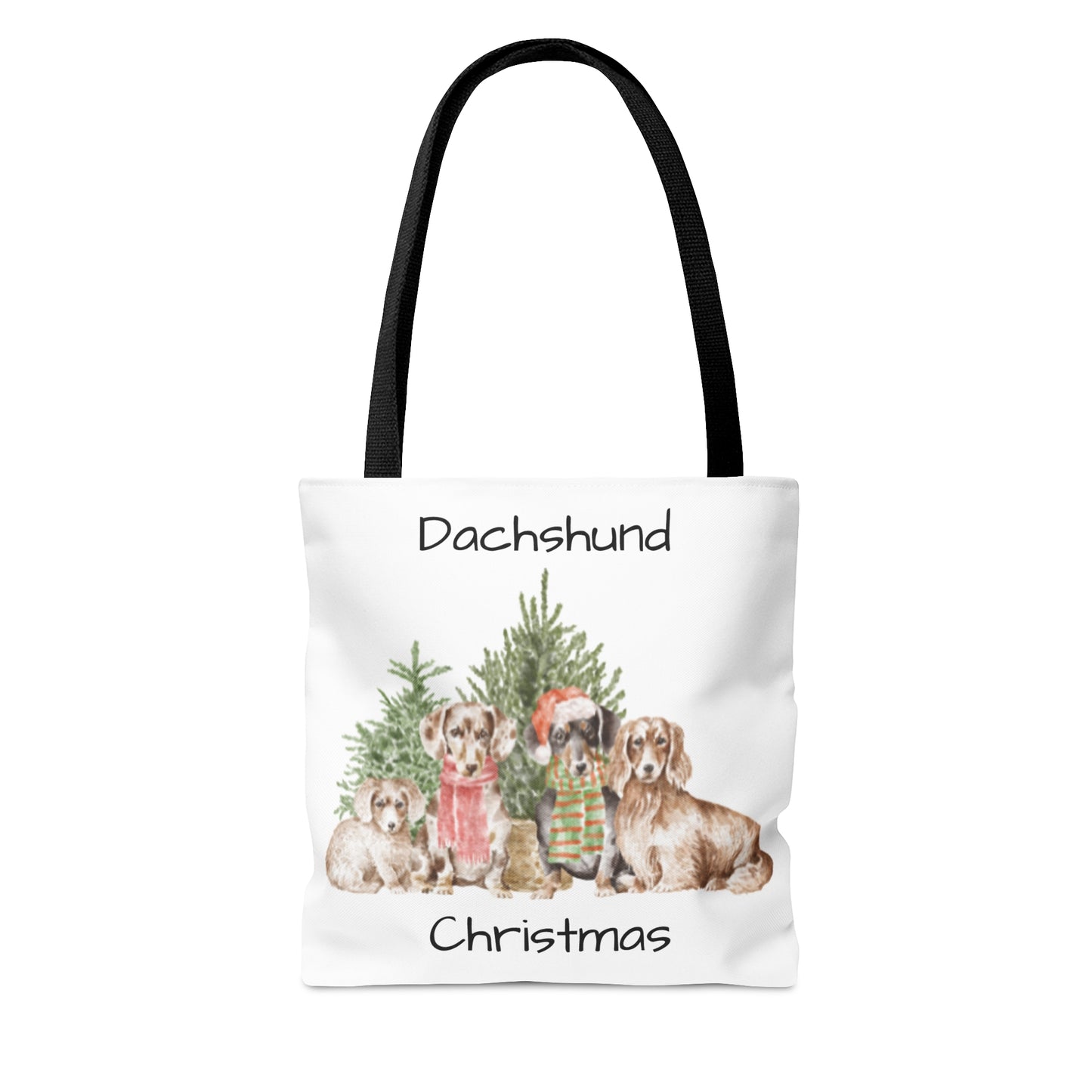 Tote Bag (AOP) Dachshund Christmas
