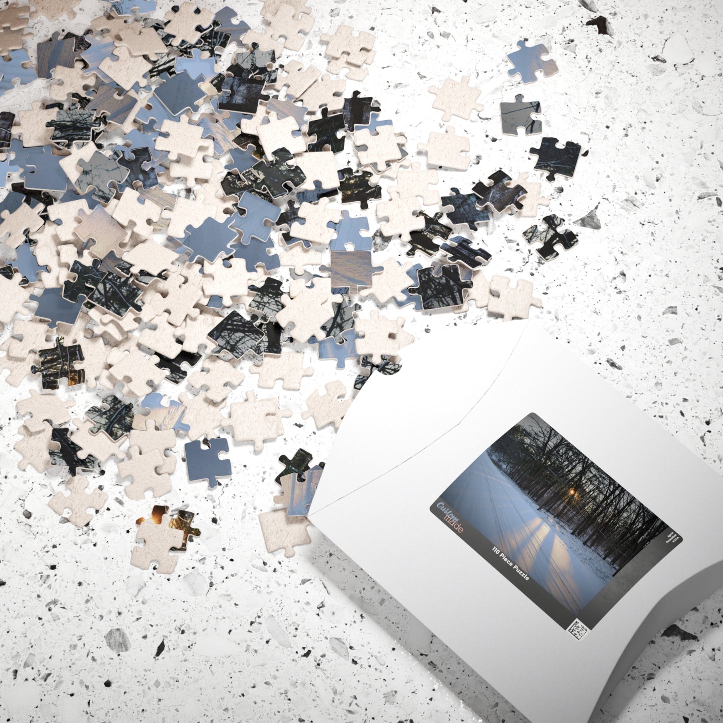 Puzzle (110, 252, 500, 1014-piece) Spectacular Winter Sun Beams
