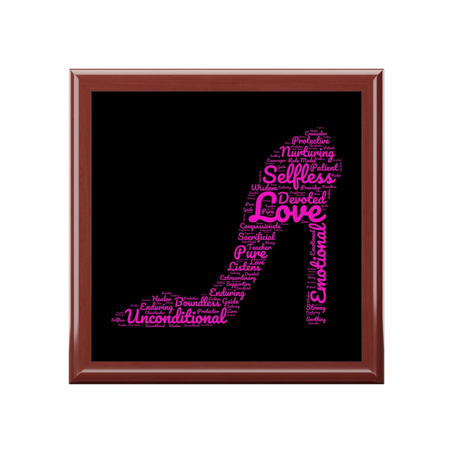 Empowerment High Heel Jewelry Box – Black Ceramic