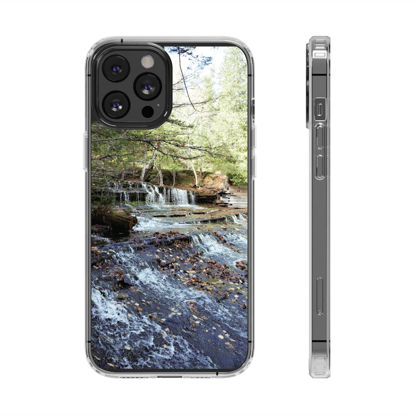 Clear Cases - Waterfall - iPhone 16 series, iPhone 15 series, iPhone 14 series, iPhone 13 series, IPhone 12 series