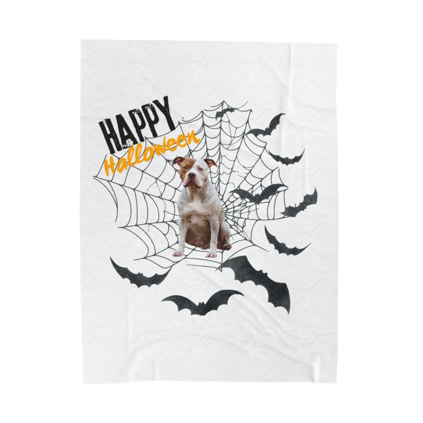 Velveteen Plush Blanket - Pit Halloween