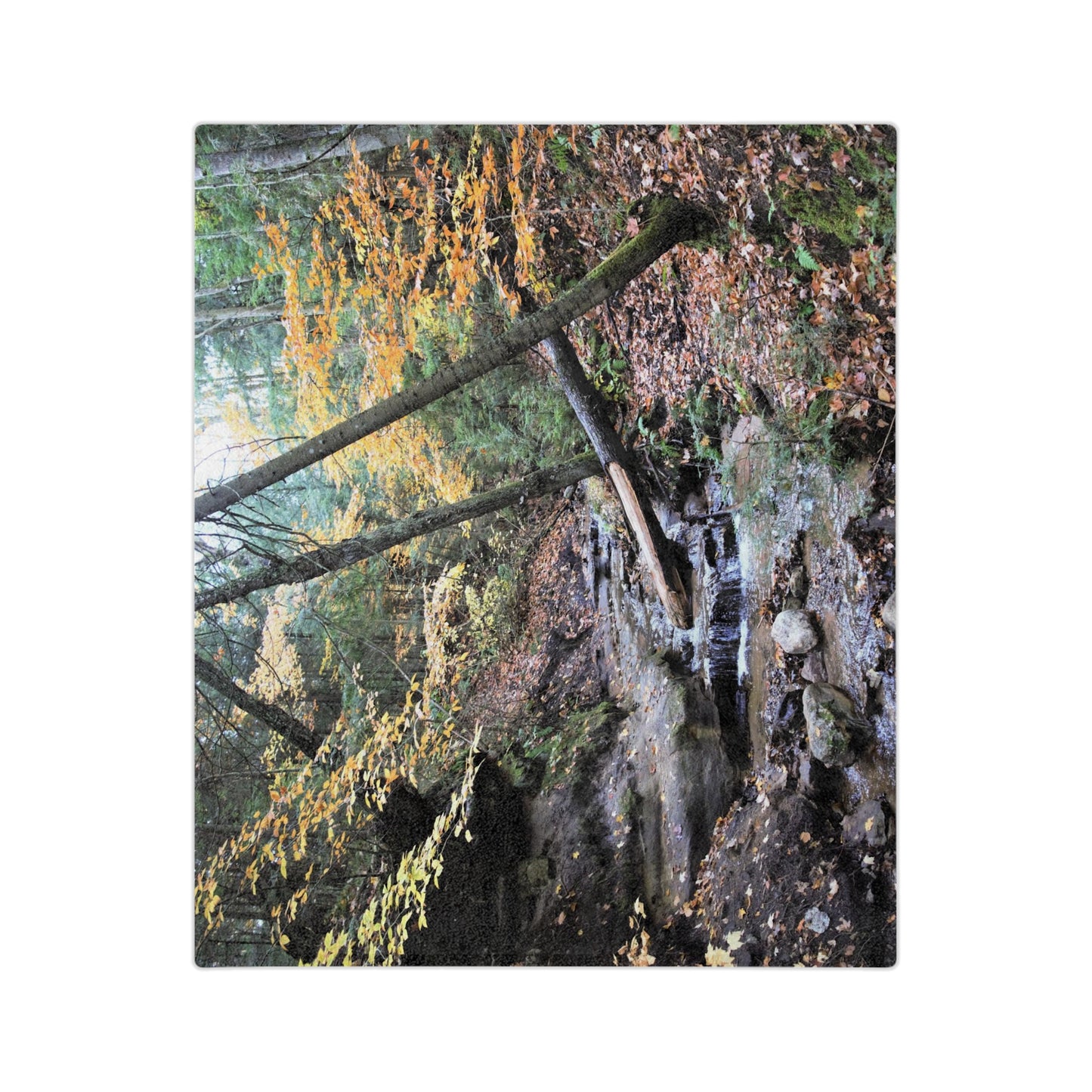 Velveteen Minky Blanket - Babbling Brook