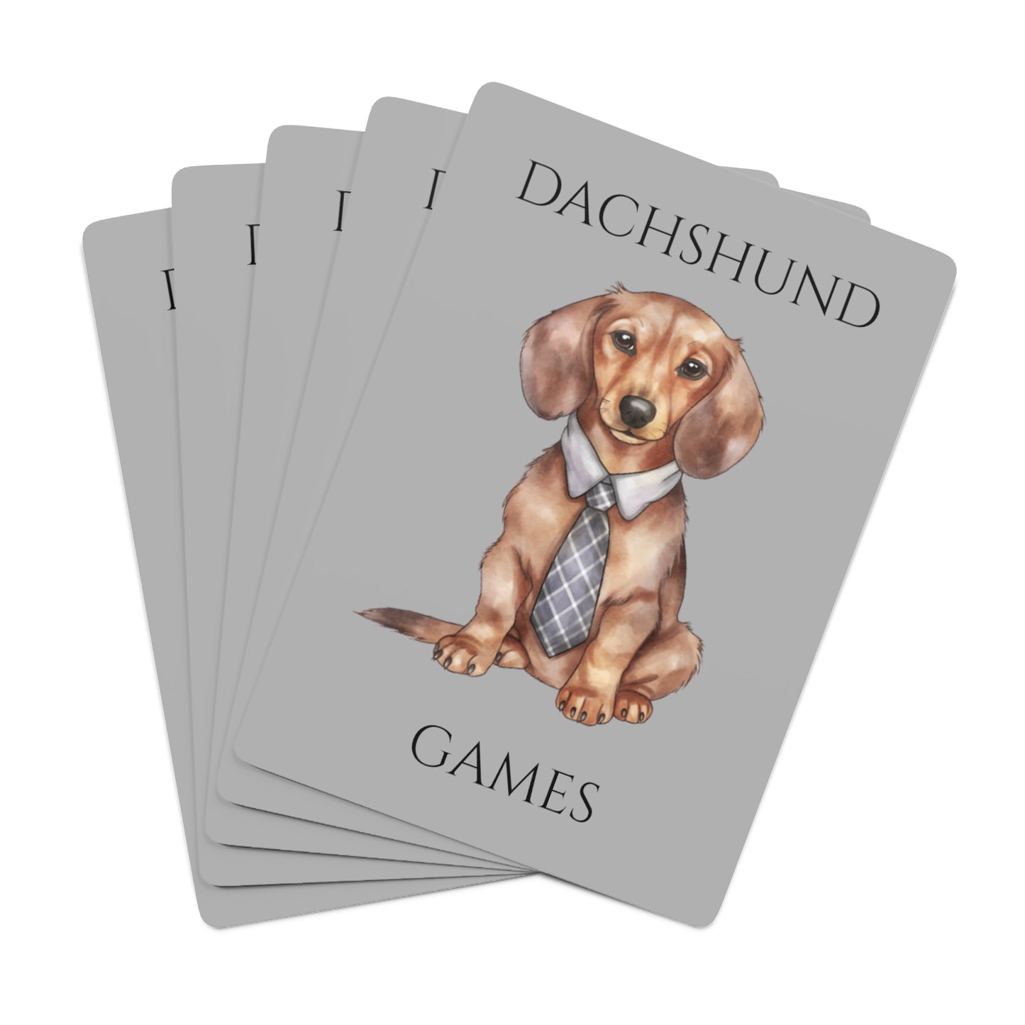 Poker Cards Dachshund Games Mr.