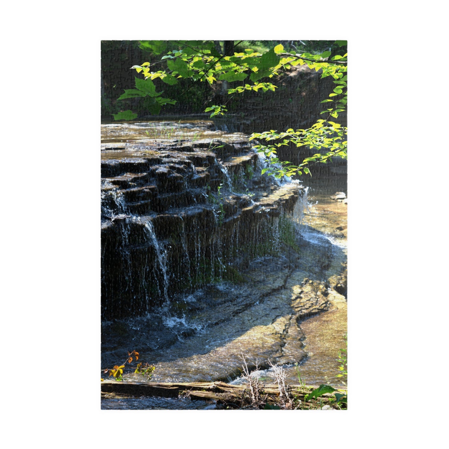 Puzzle (110, 252, 500, 1014-piece) Refreshing Waterfall