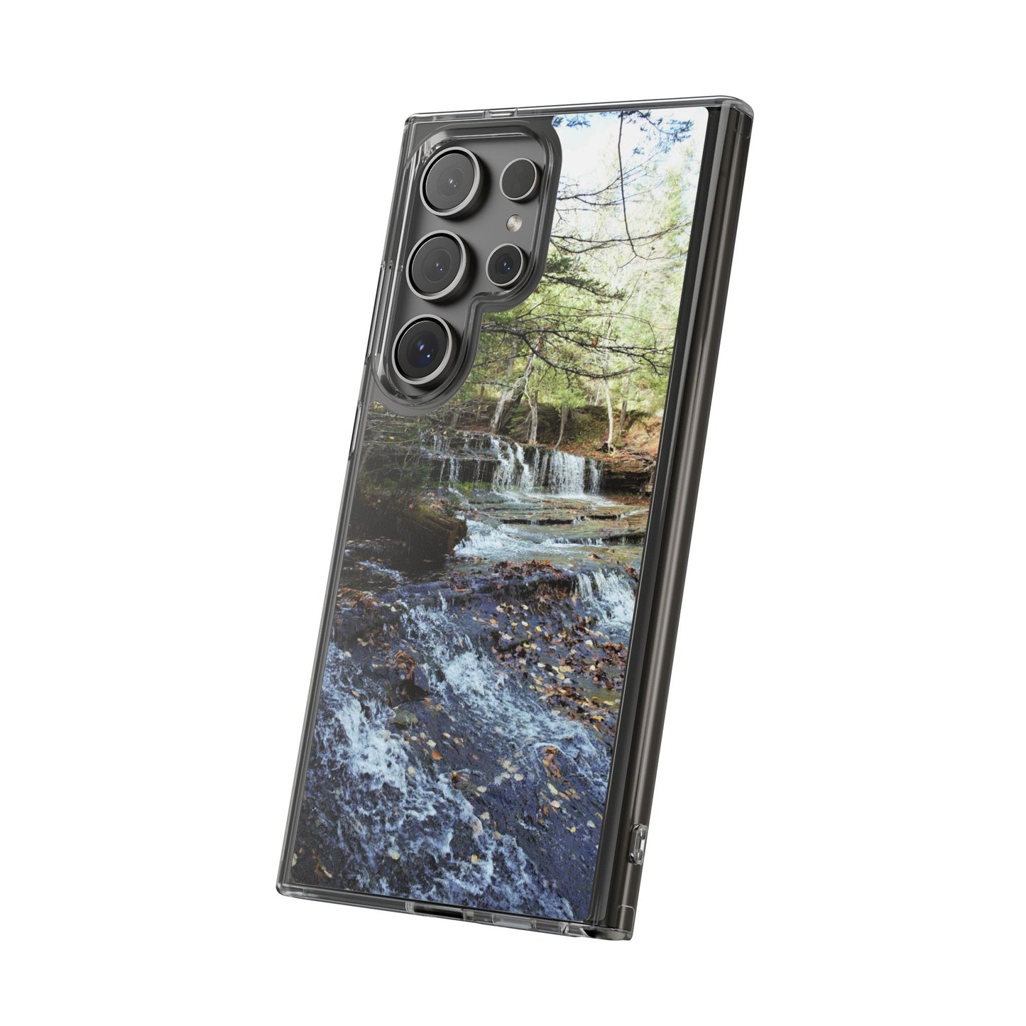 Clear Cases - Samsung Galaxy Series, Plus and Untra, S24, S23, S22, S21 - Waterfall
