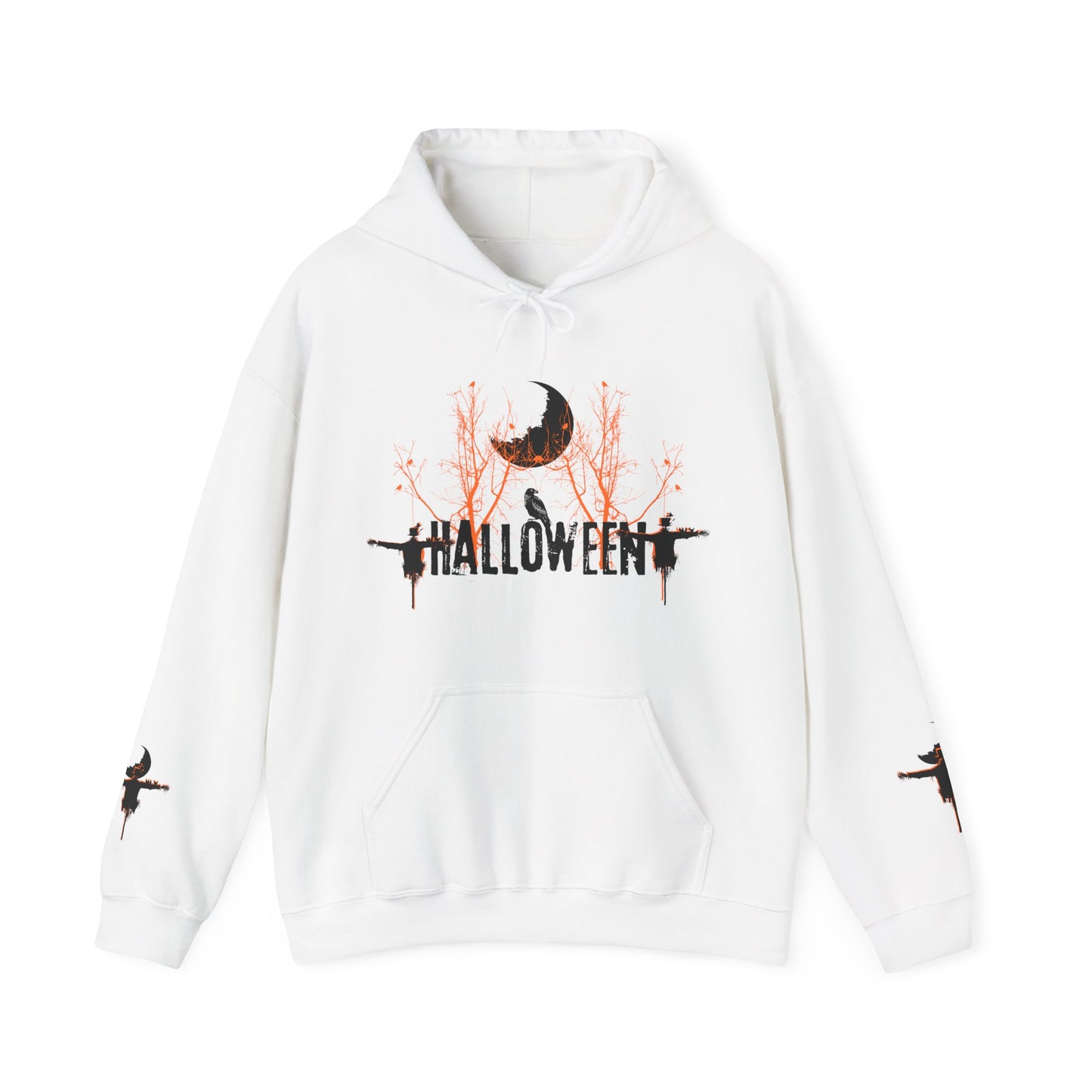 Master Unisex Heavy Blend™ Hoodie – Scarecrow Halloween Sweatshirt | Cozy Fall & Spooky Season Style