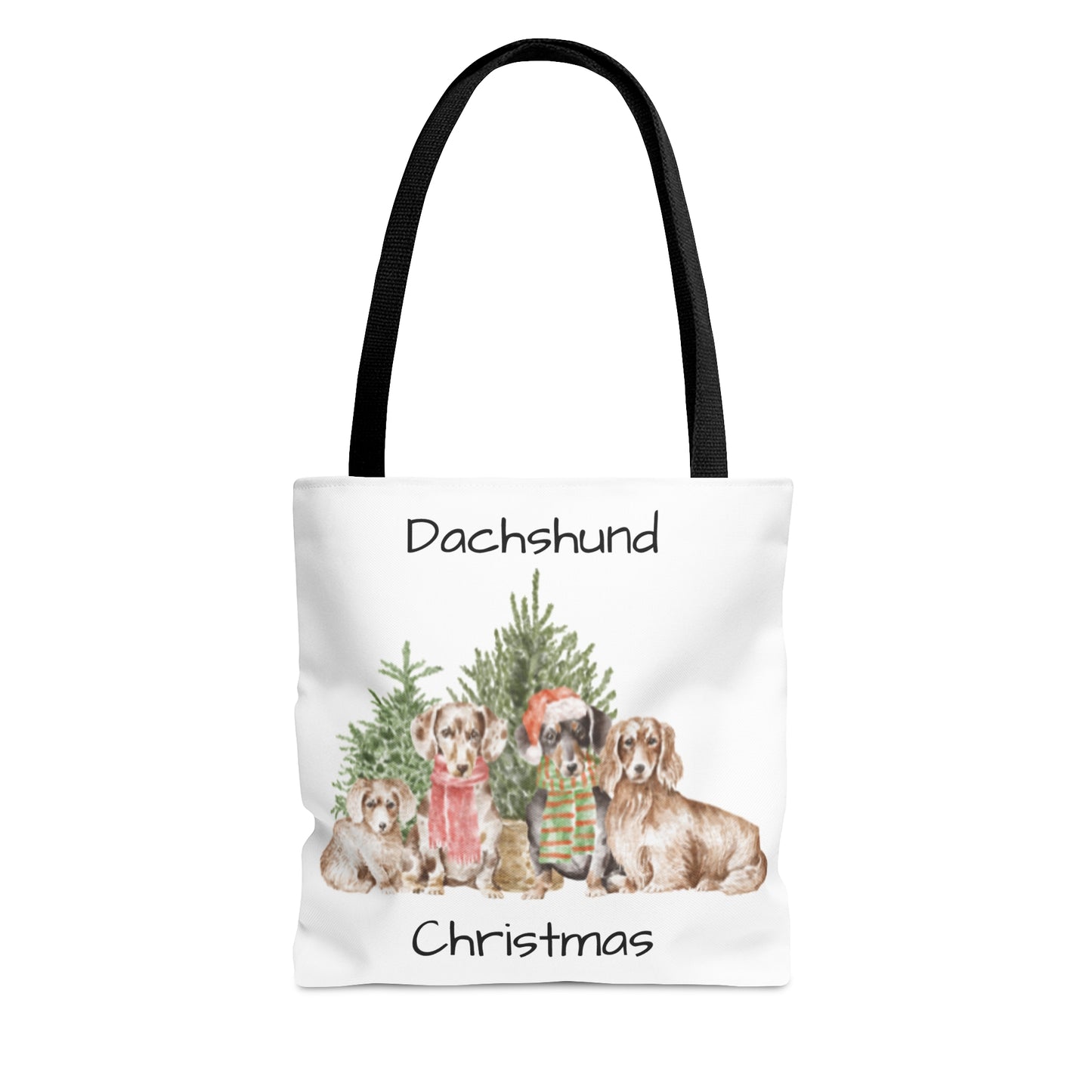 Tote Bag (AOP) Dachshund Christmas