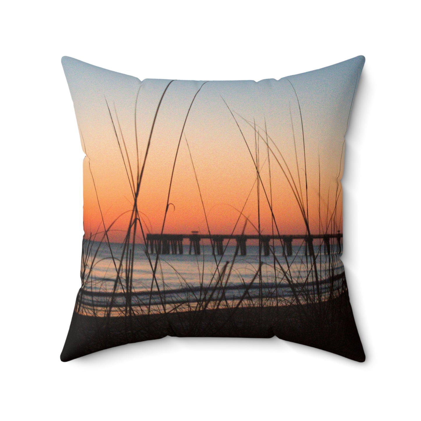 Spun Polyester Square Pillow - Morning Restart