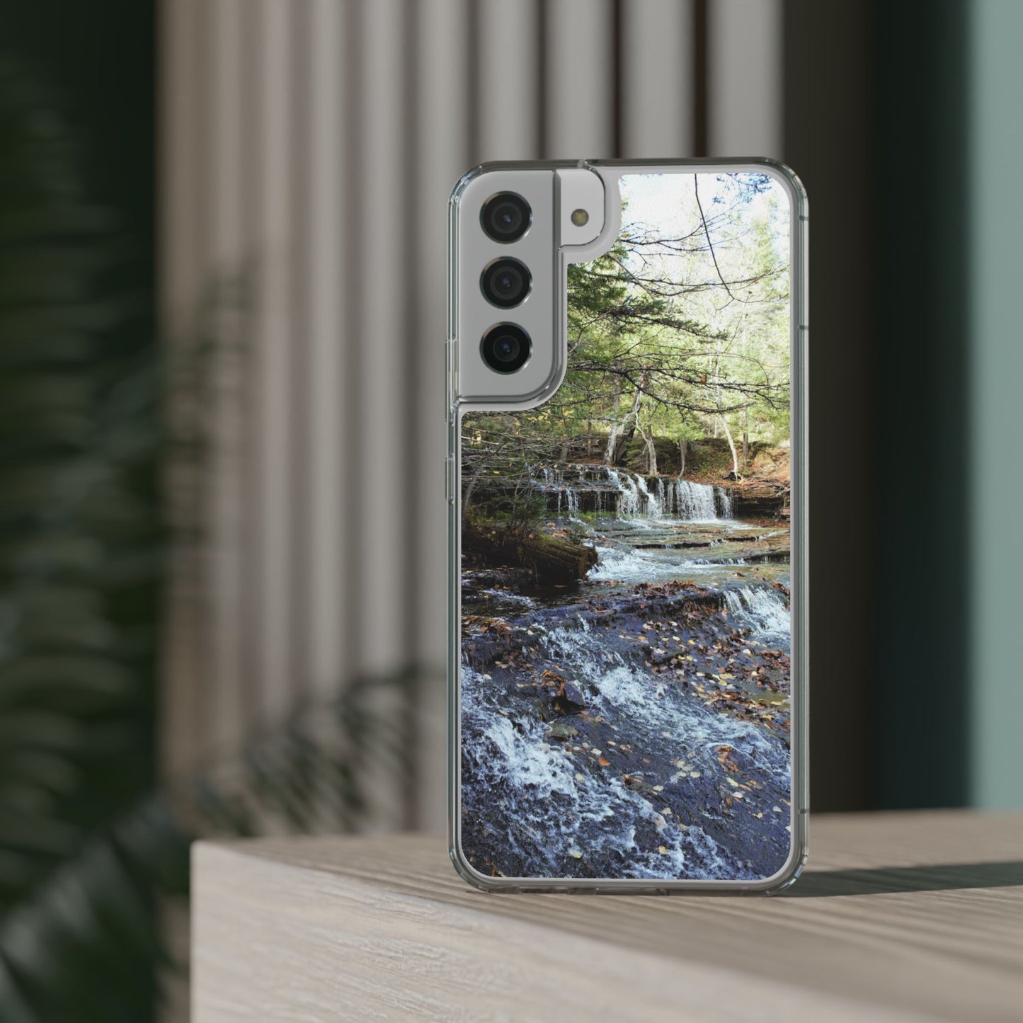 Clear Cases - Samsung Galaxy Series, Plus and Untra, S24, S23, S22, S21 - Waterfall