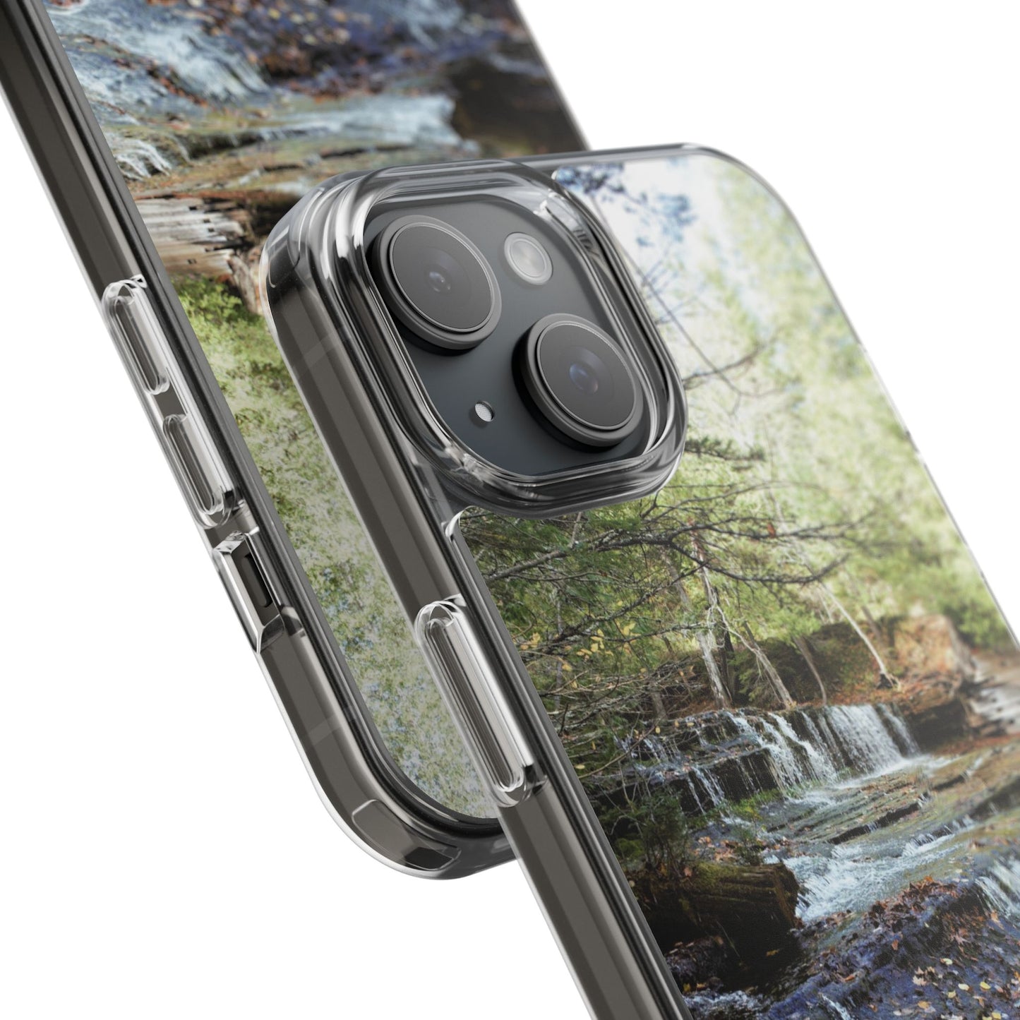 Clear Cases - Waterfall - iPhone 16 series, iPhone 15 series, iPhone 14 series, iPhone 13 series, IPhone 12 series