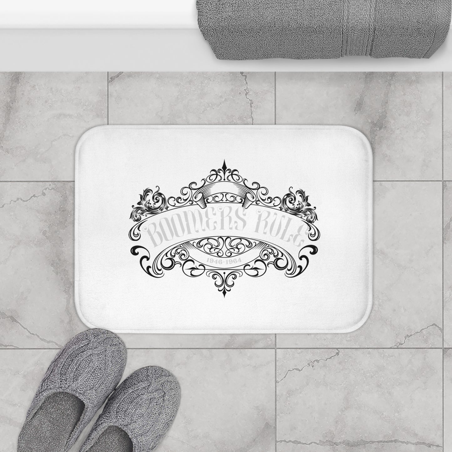 Bath Mat Boomers Rule