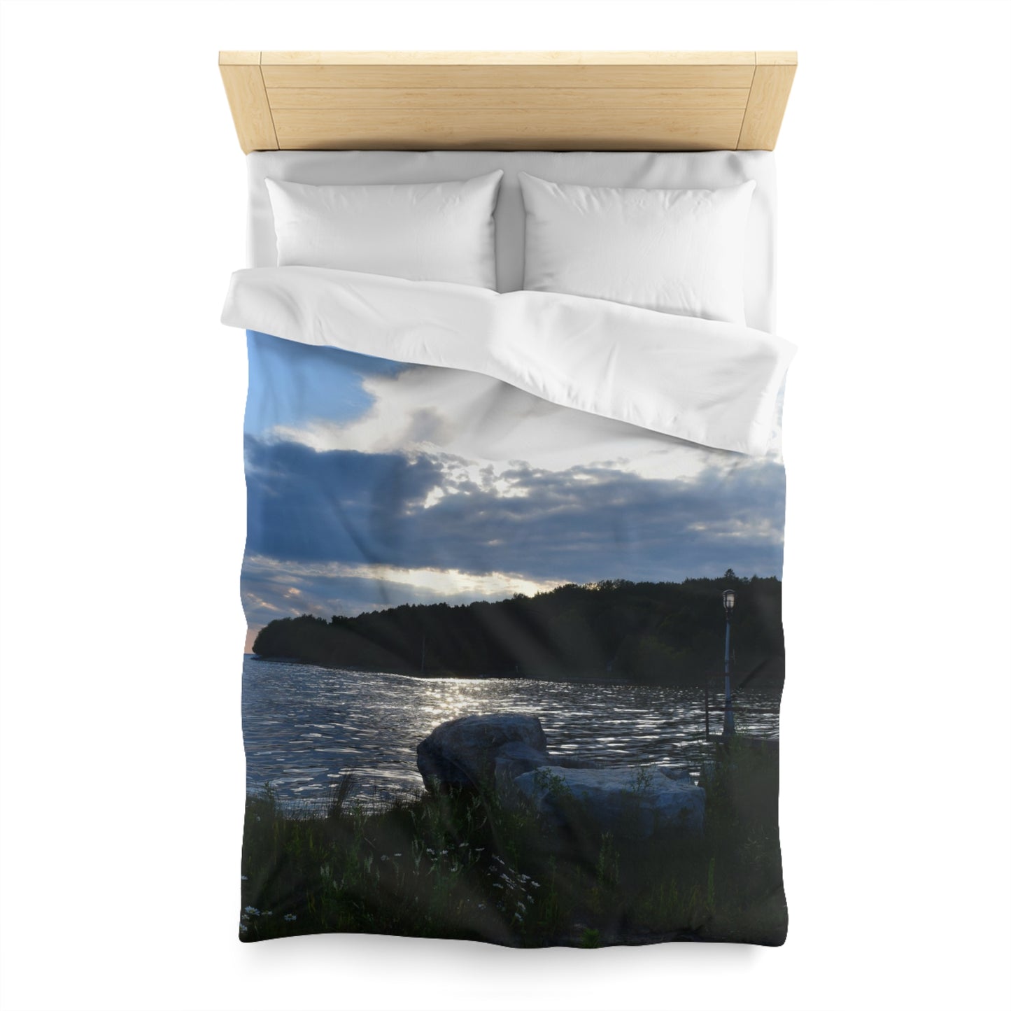 Microfiber Duvet Cover - Garden-dock-side