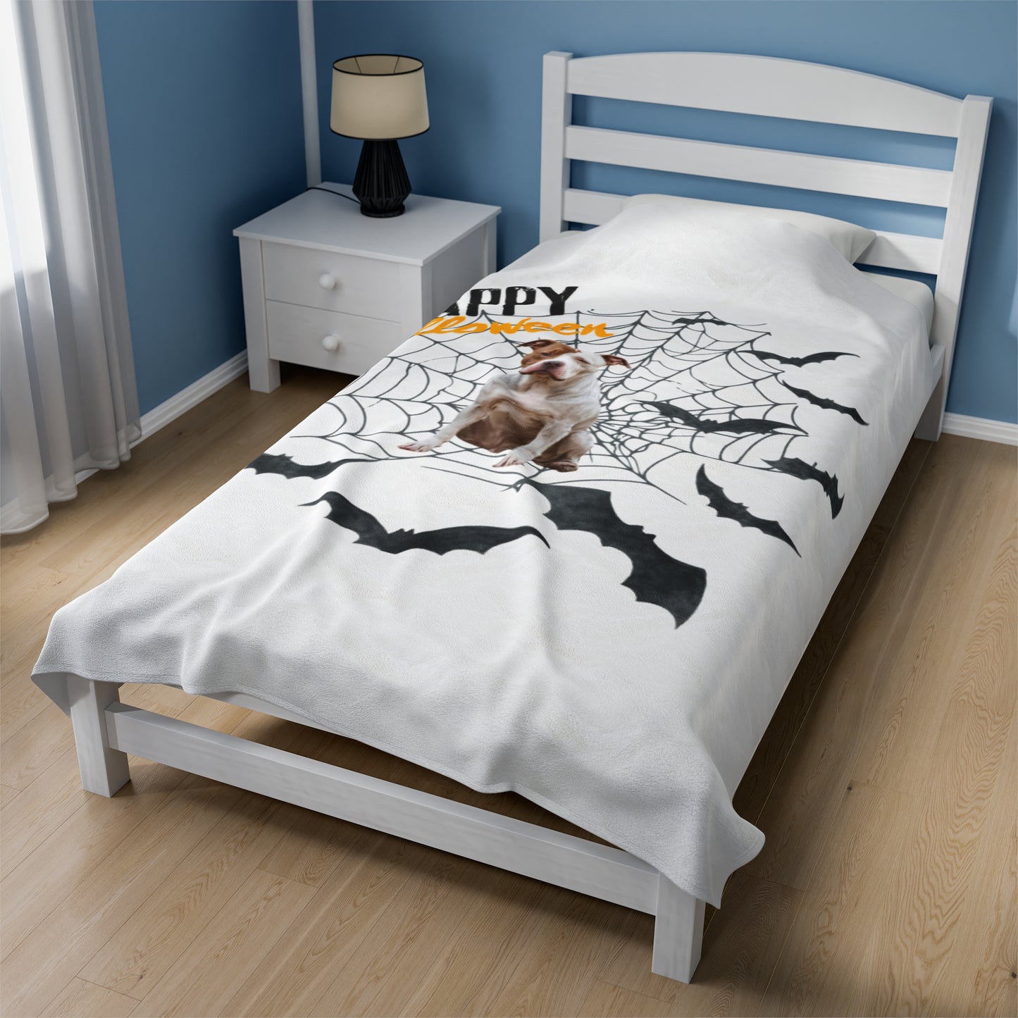 Velveteen Plush Blanket - Pit Halloween
