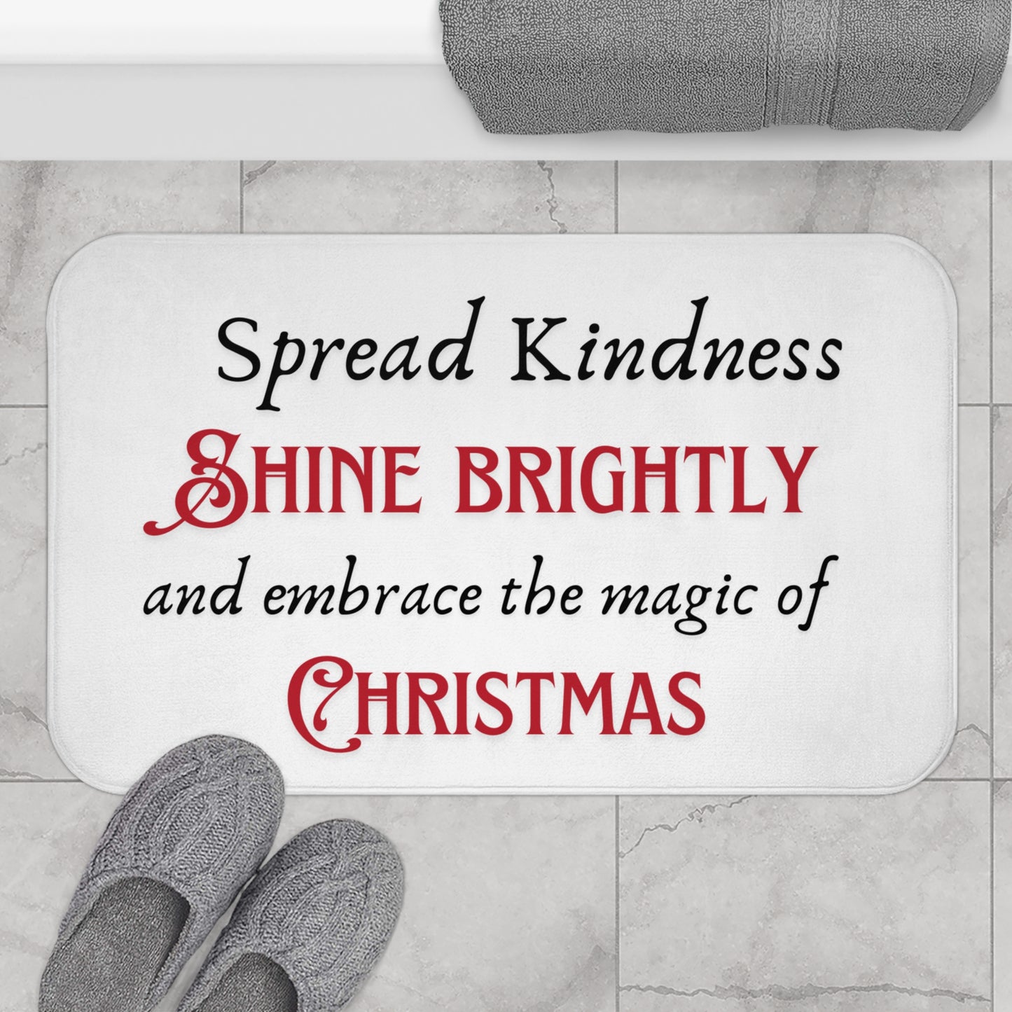 Bath mat - Spread Kindness, Shine Brightly