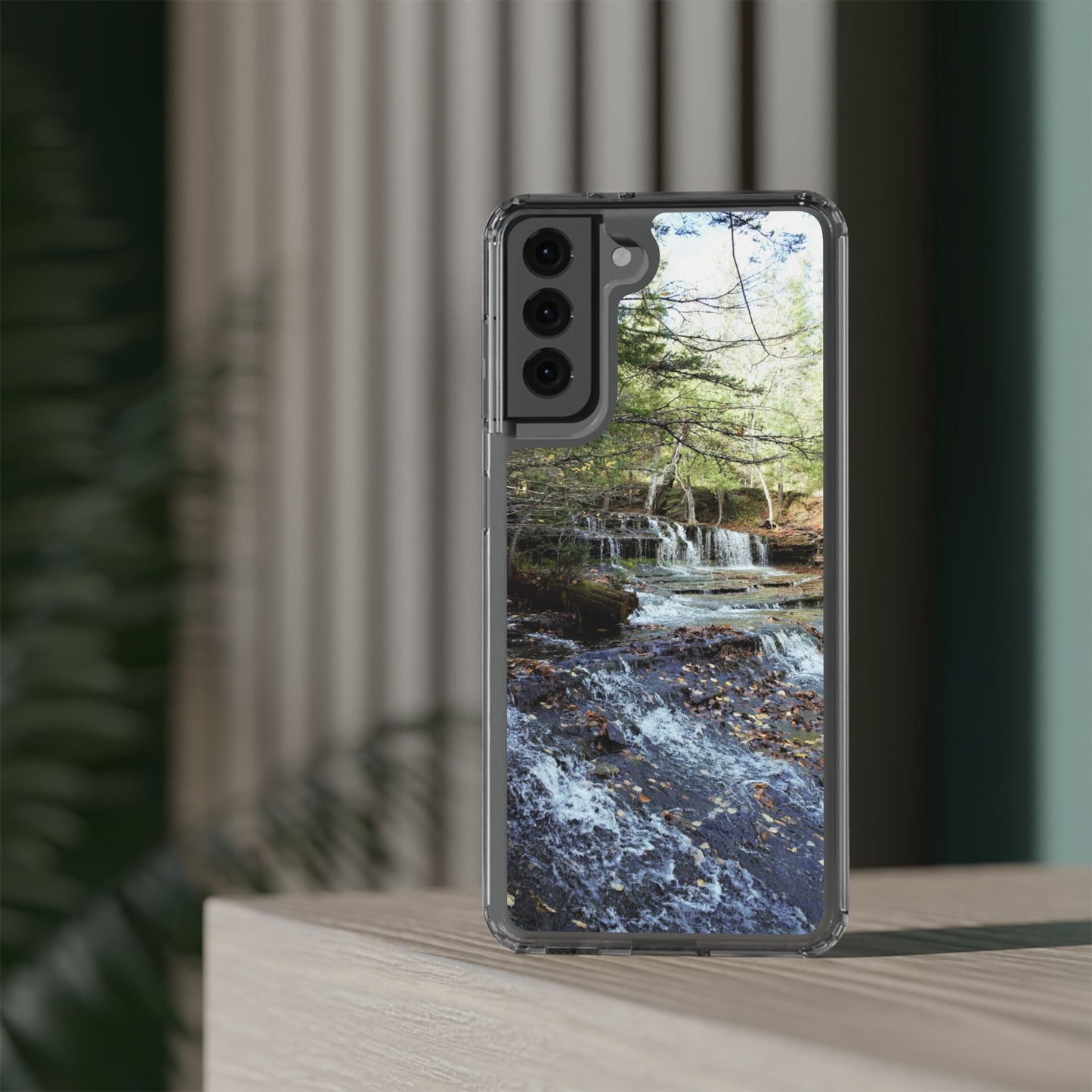 Clear Cases - Samsung Galaxy Series, Plus and Untra, S24, S23, S22, S21 - Waterfall