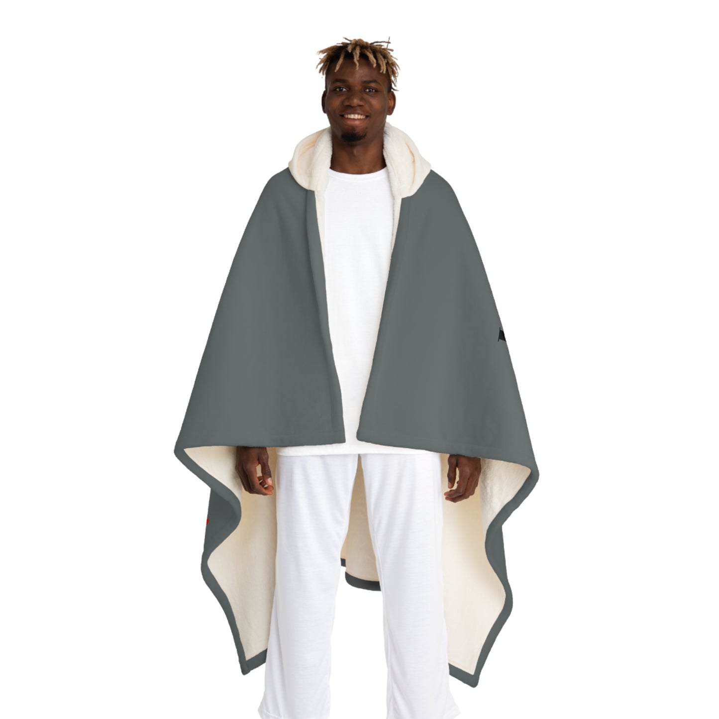 Hooded Sherpa Fleece Blanket - LOVE
