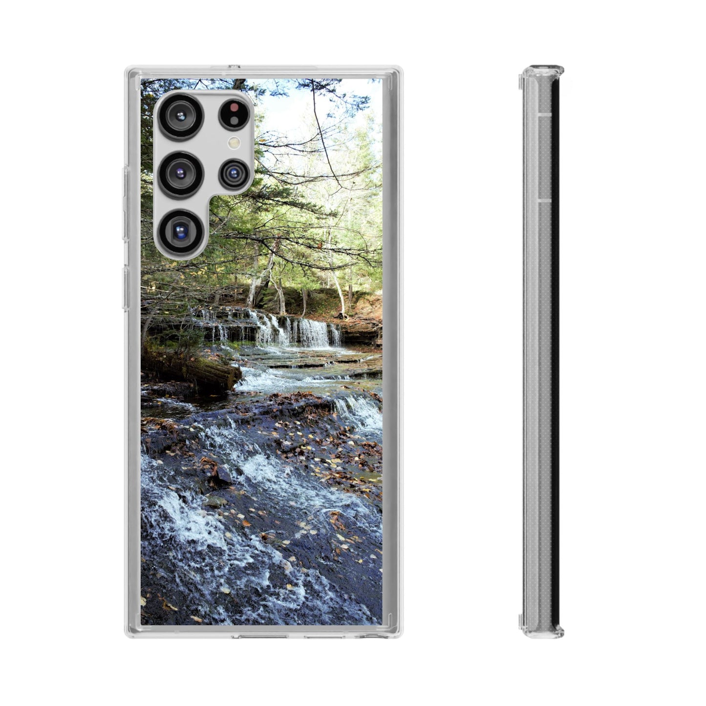 Clear Cases - Samsung Galaxy Series, Plus and Untra, S24, S23, S22, S21 - Waterfall